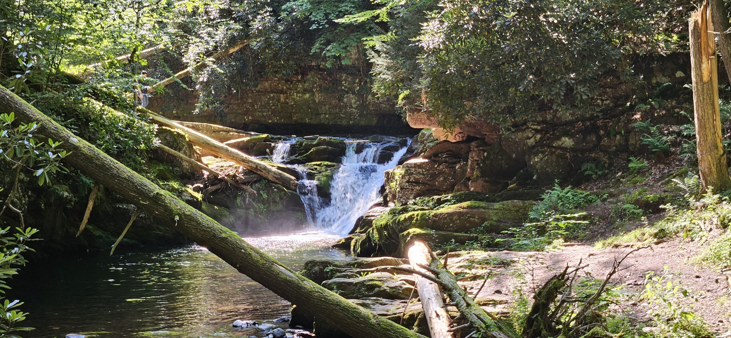 Van Campens Glen waterfall