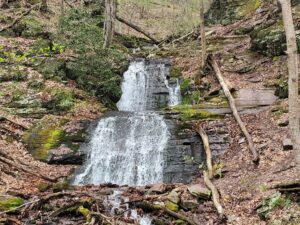 Middle Laurel Falls in Worthington State Forest
