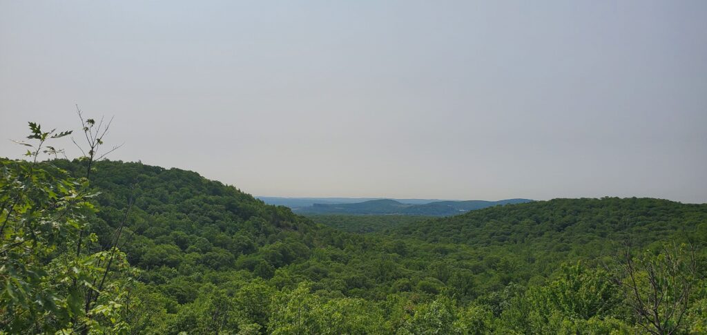 View from Torne Mountain at Norvin Green State Forest
