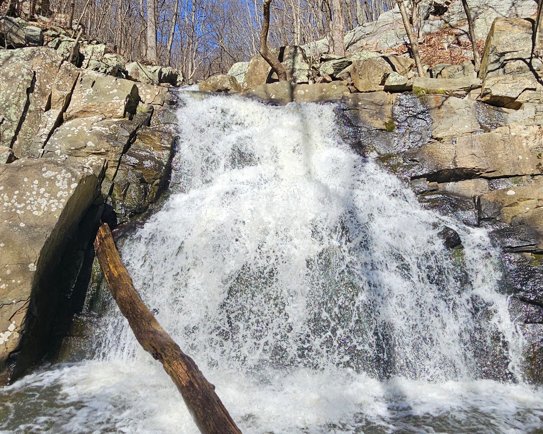 Lower Electric Brook Falls at Schooley's Mountain