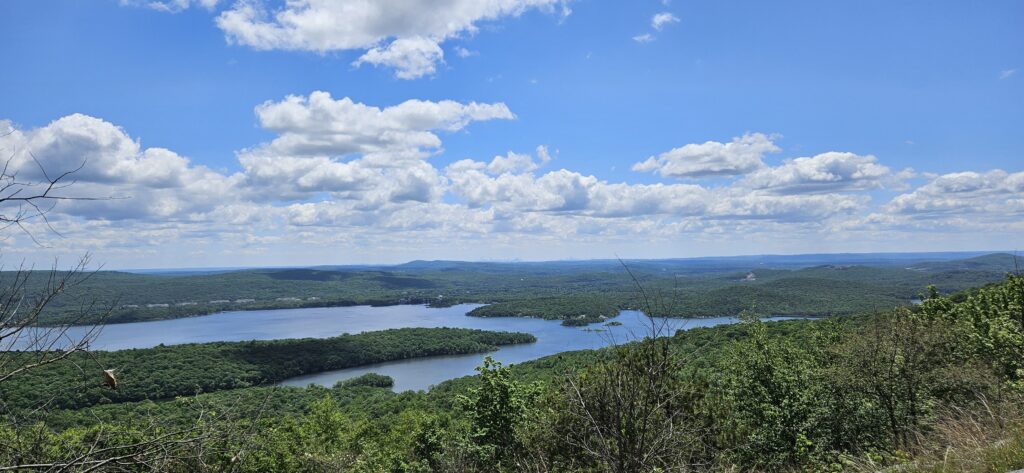 A view from the Wyanokie High Point at Norvin Green State Forest