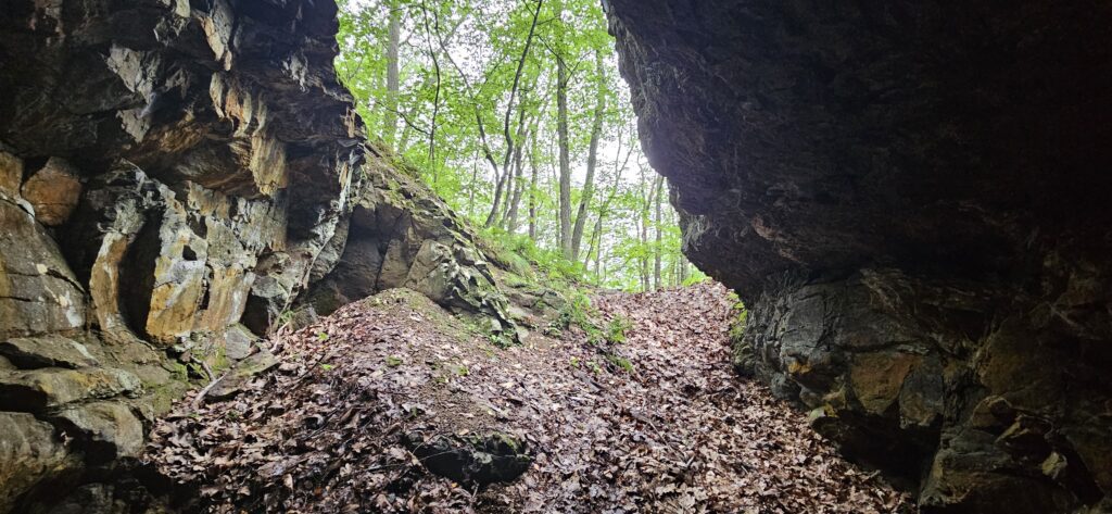 An image from inside Young's Mine