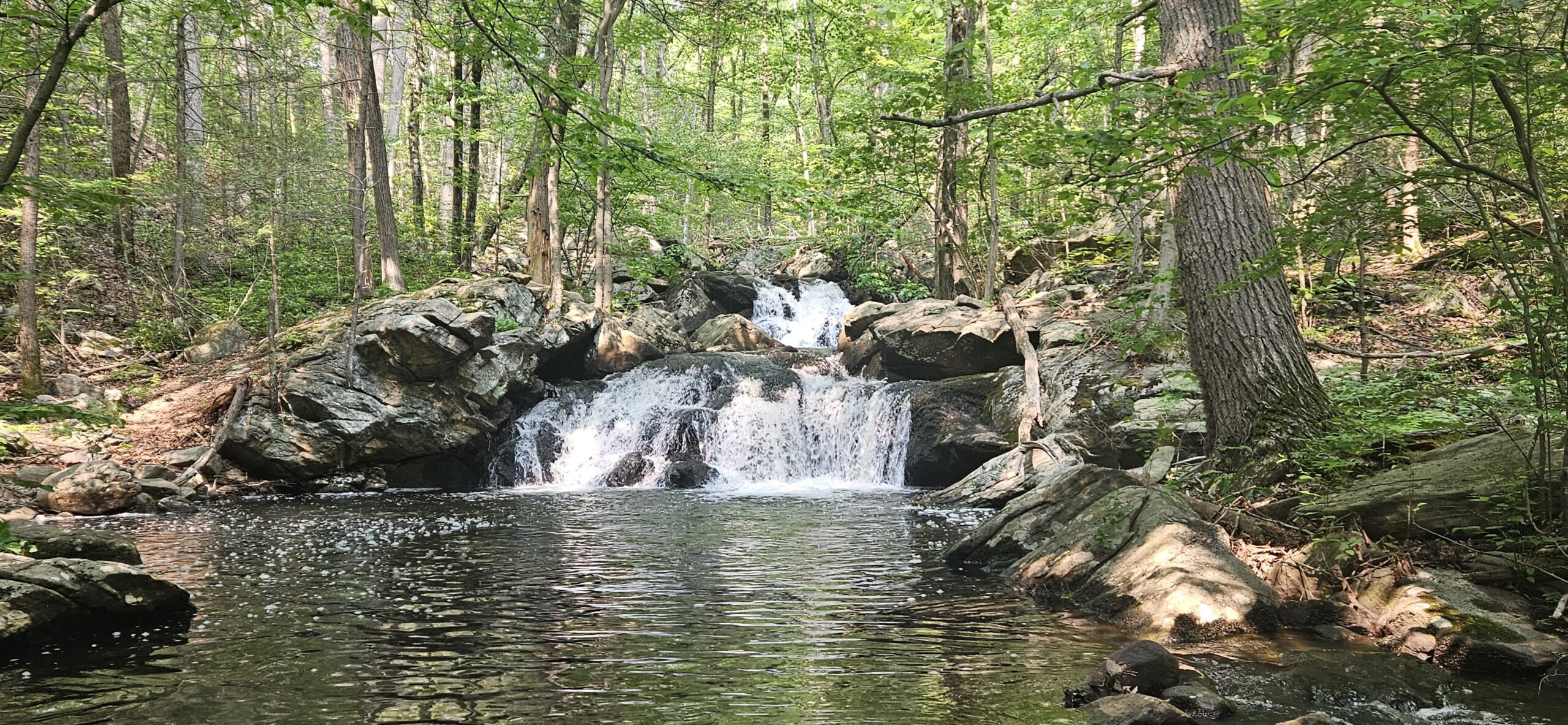 An image of a scenic waterfall