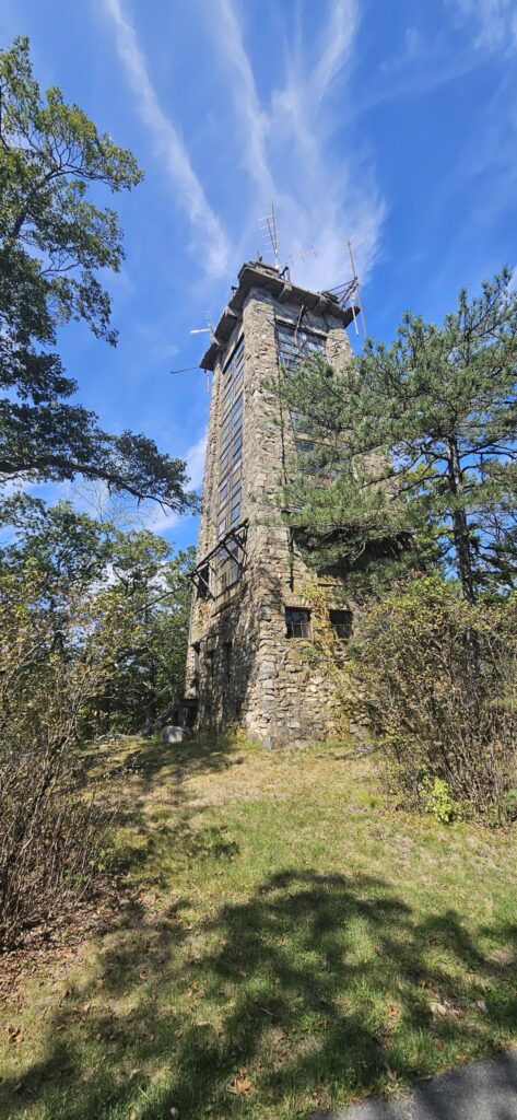 An image of a tall and old stone tower named Rycliff Tower
