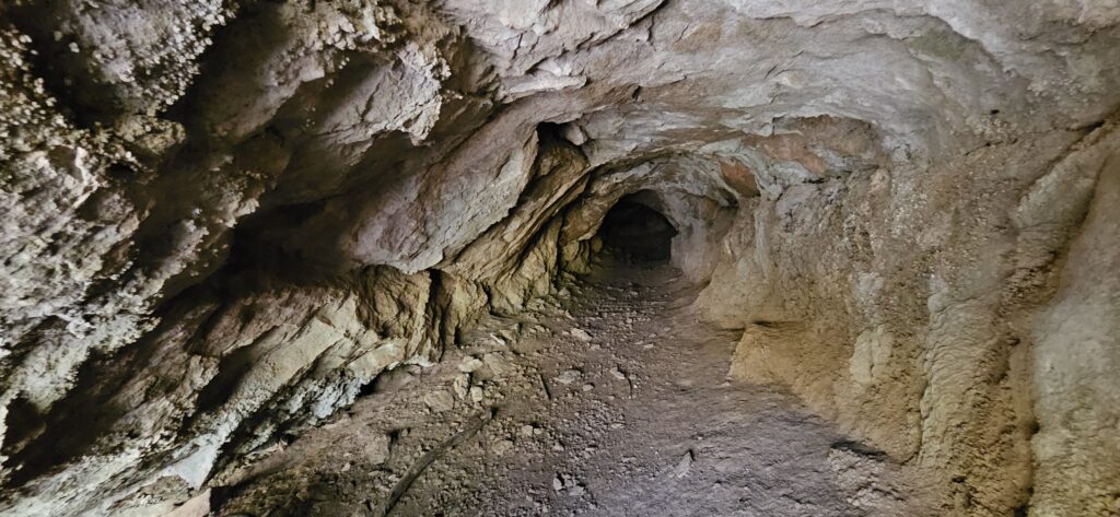 An image of the inside of the Fairly Low Cave