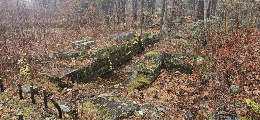 An image of building foundation ruins