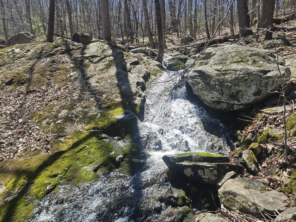 Blue Mine Brook Falls in Norvin Green State Forest