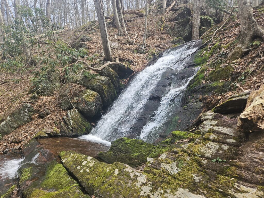 Middle Laurel Falls at Worthington State Forest