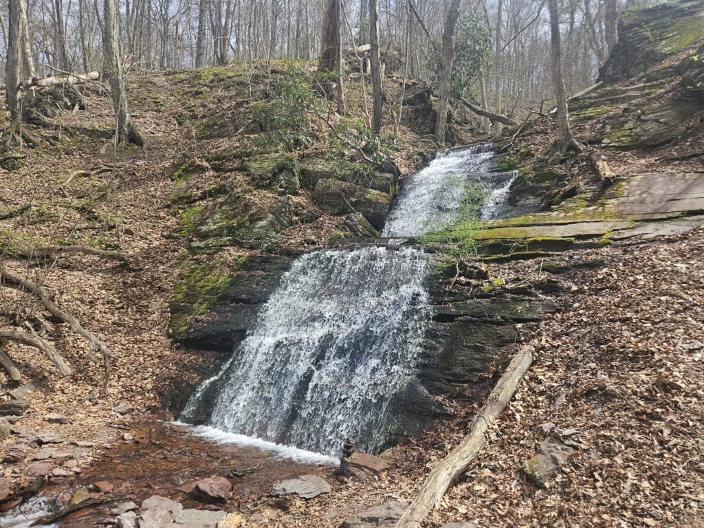 Middle Laurel Falls at Worthington State Forest