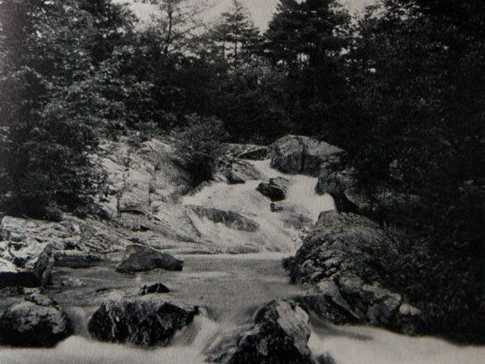An historical image of Millers Falls in Ringwood