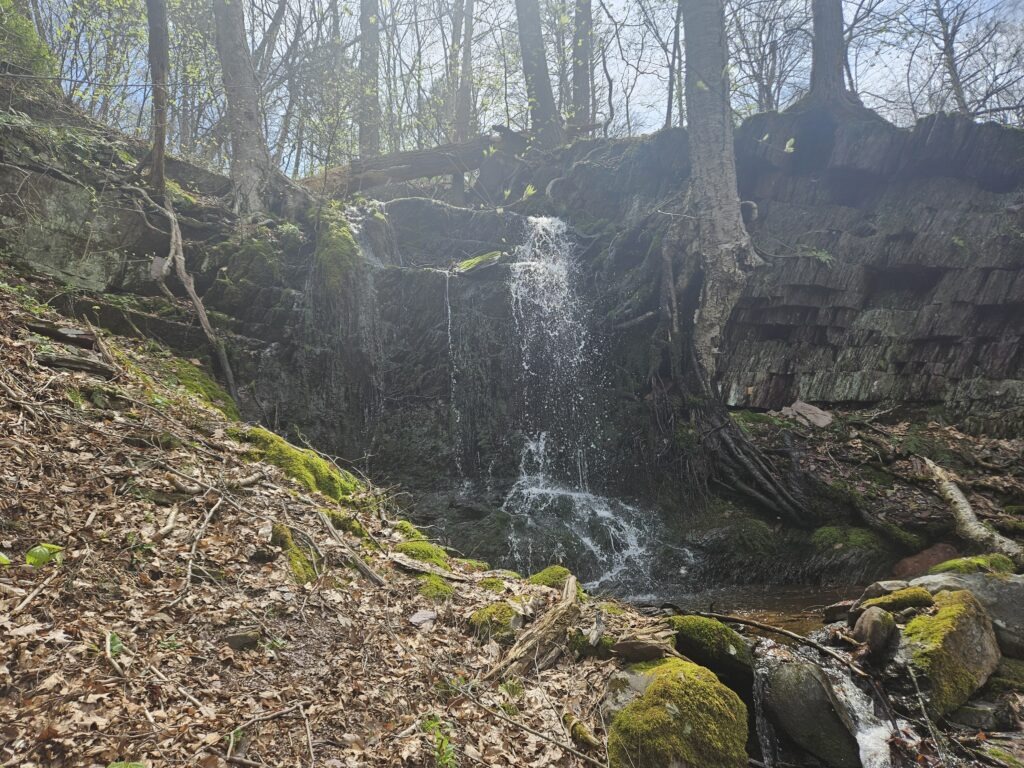 An Unnamed Waterfall on Old Mine Road in Worthington State Forest
