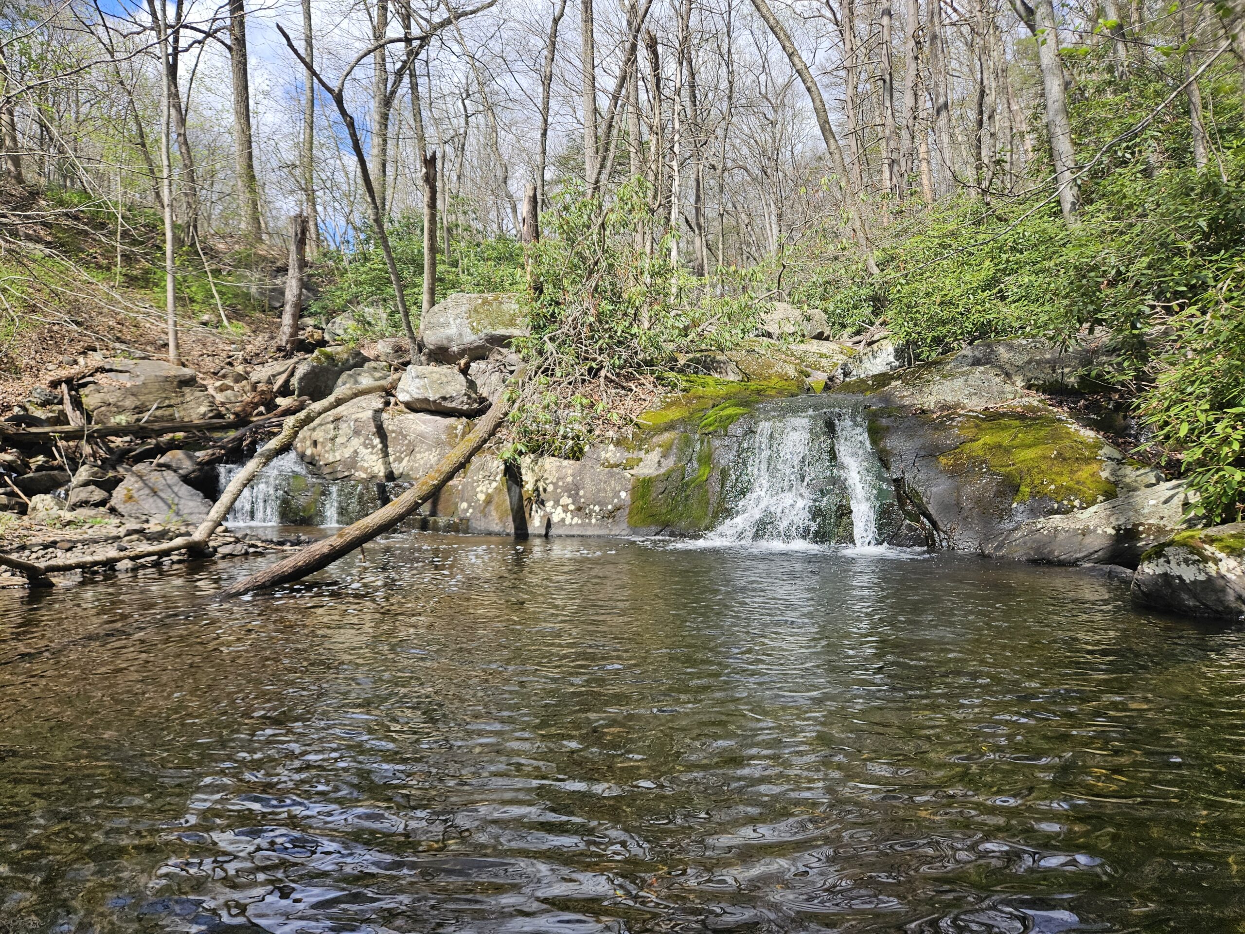 Unnamed Waterfall at Abram S. Hewitt State Forest 2 A waterfall at Abram S. Hewitt State Forest