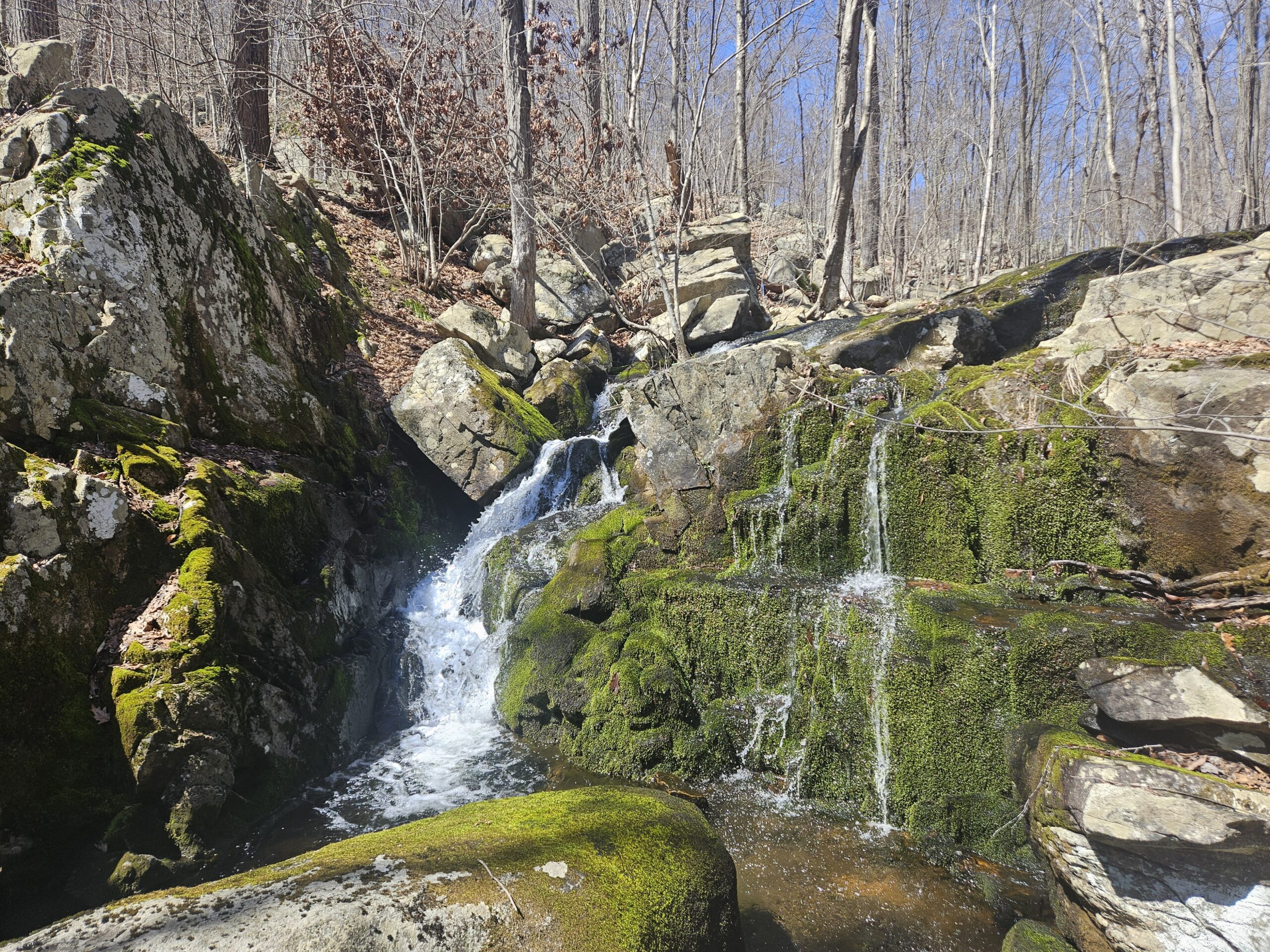 Upper Bear Swamp Brook Falls at Ramapo Valley Reservation