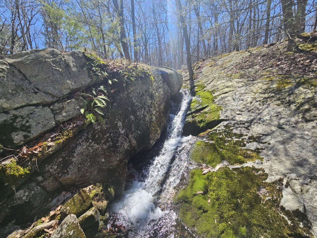 Upper Blue Mine Brook Falls at Norvin Green State Forest