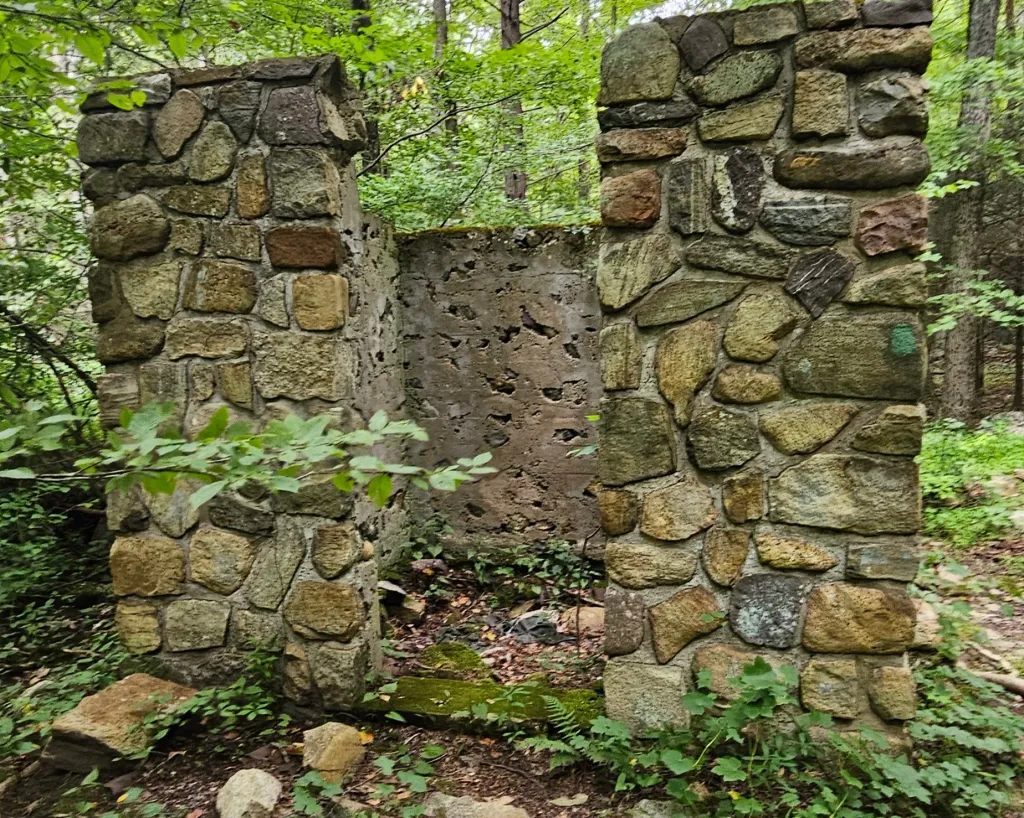 Waterfalls and Ruins: Hiking Apshawa Preserve 4 Stone ruins at Apshawa Preserve
