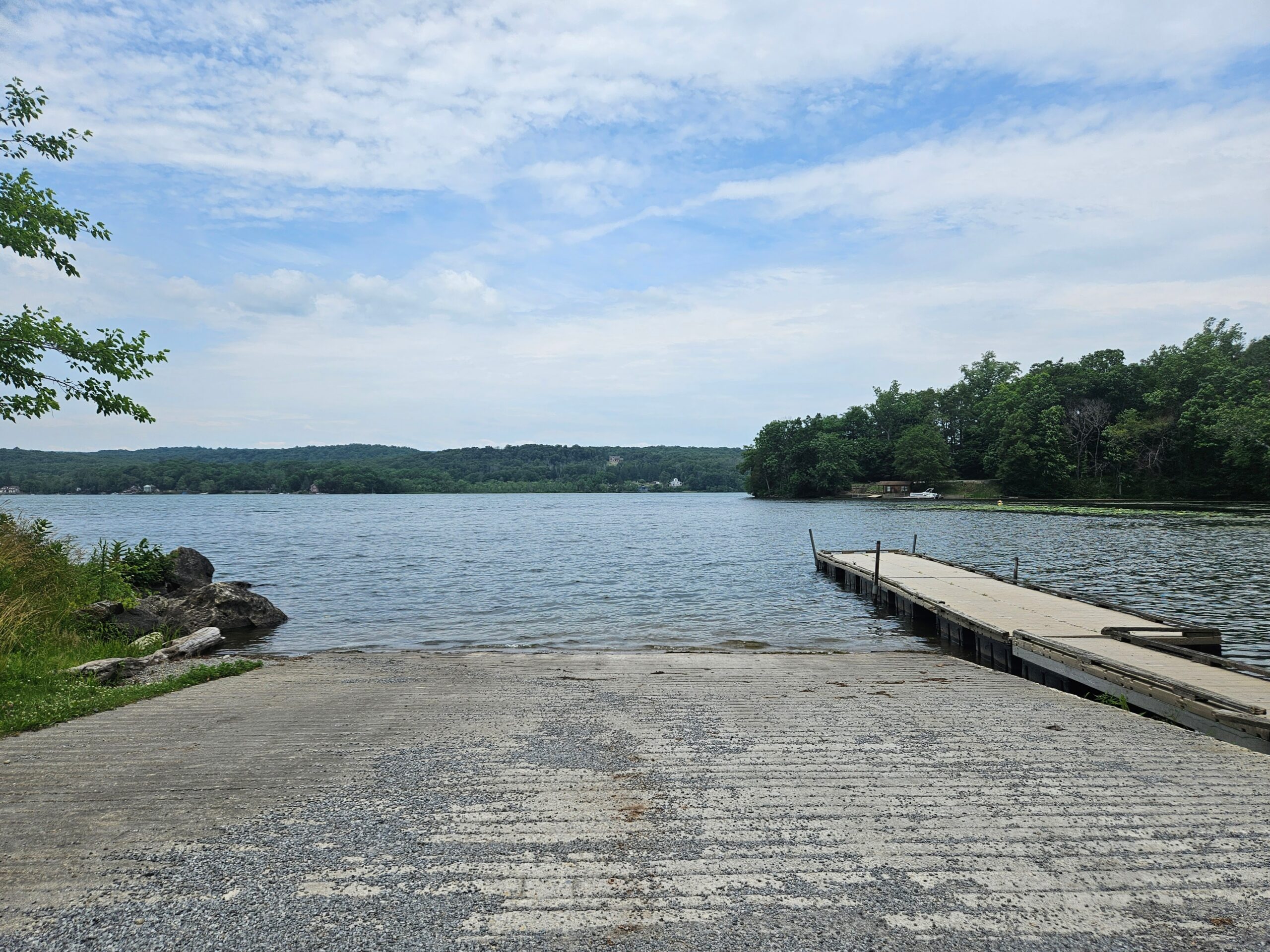 Kayaking Swartswood Lake The boat launch for Swartswood Lake at Swartswood State Park