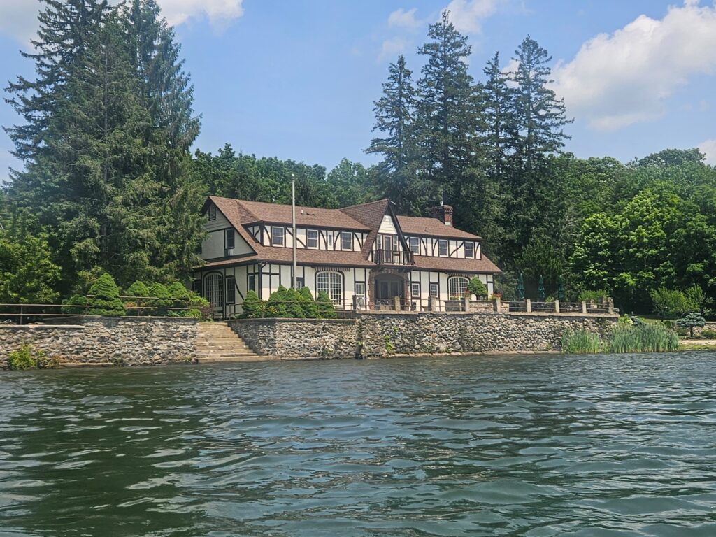 A house on Swartswood Lake