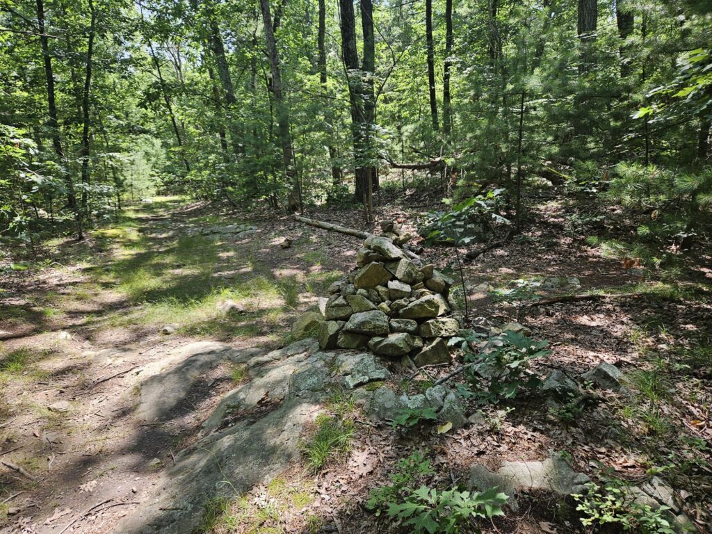 A cairn at Apshawa Preserve