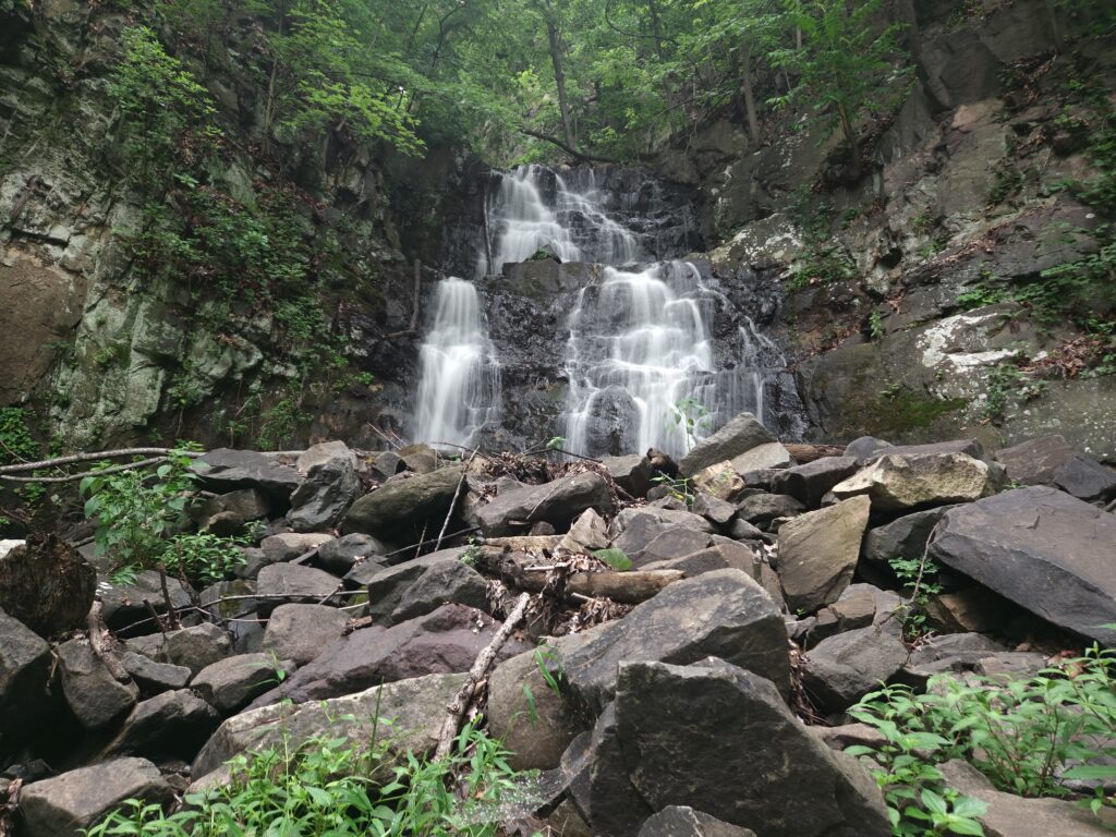 Greenbrook Falls 3 A long exposure image of Greenbrook Falls from the Shore Trail at Palisades Interstate Park in New Jersey