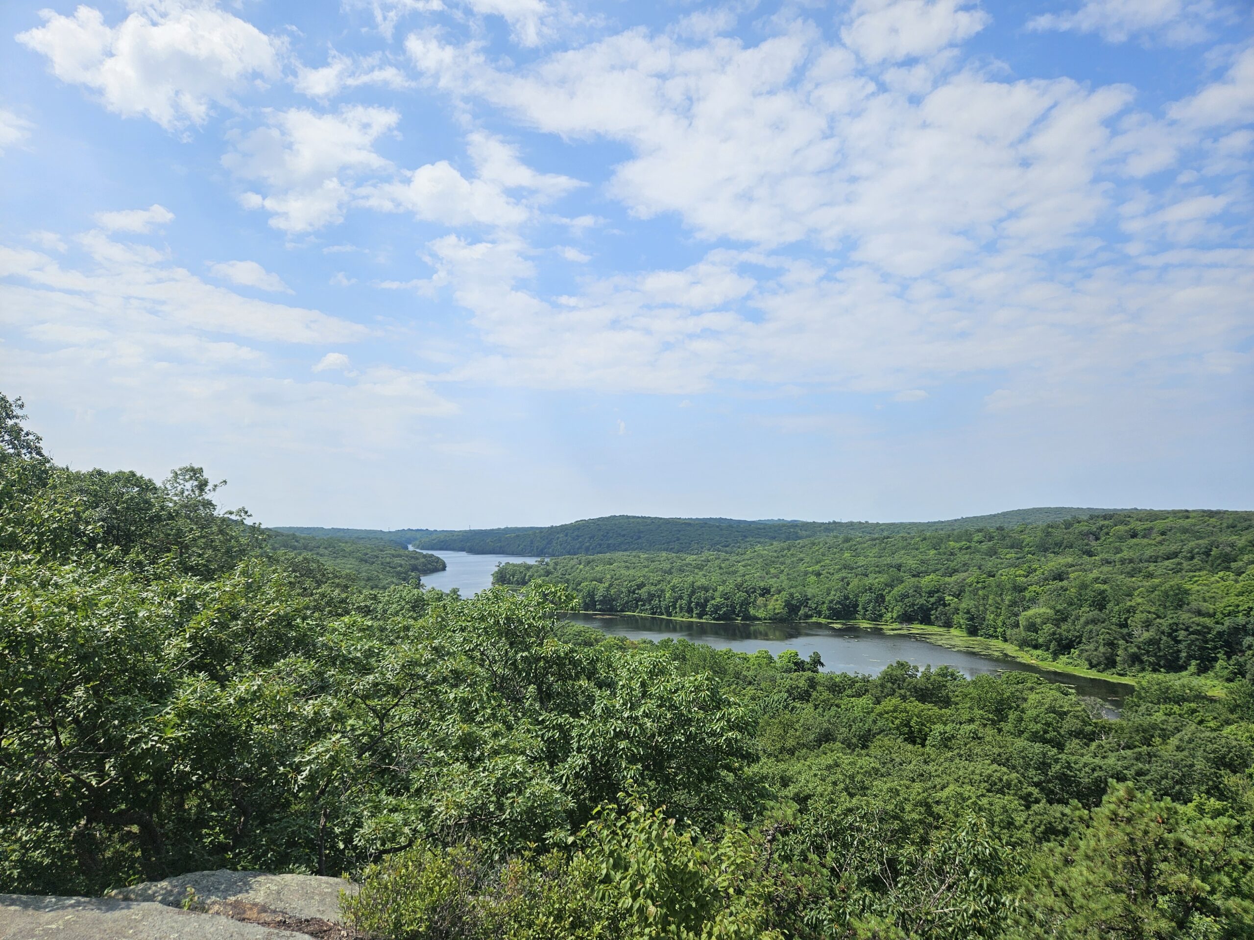 The view from Indian Cliffs in Wildcat Ridge and Farny State Park