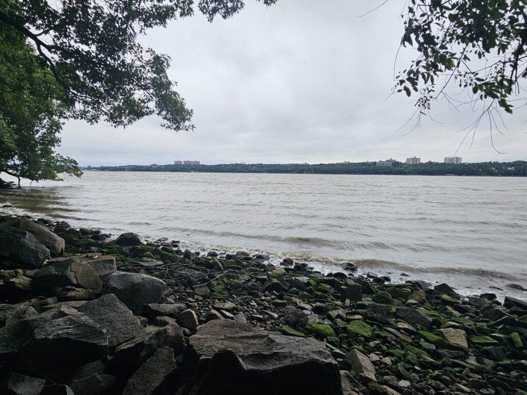 The Hudson River from the Shore Trail at Palisades Interstate Park