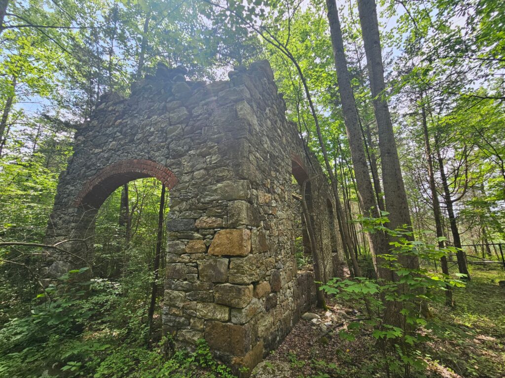 Hiking White Lake Natural Resource Area 9 Ruins of the Marl House at White Lake Natural Resource Area in Hardwick