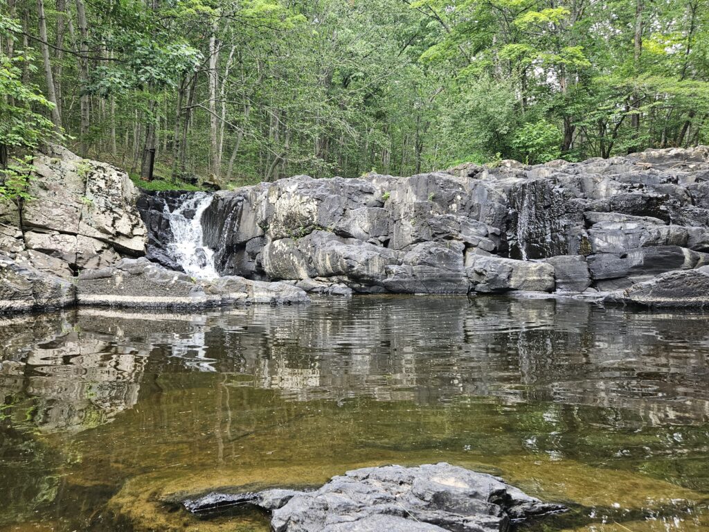 Lockatong High Falls in Kingwood New Jersey