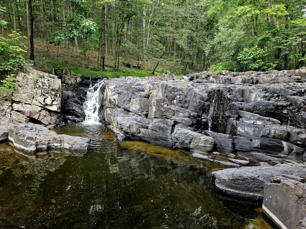 Lockatong High Falls in Kingwood New Jersey