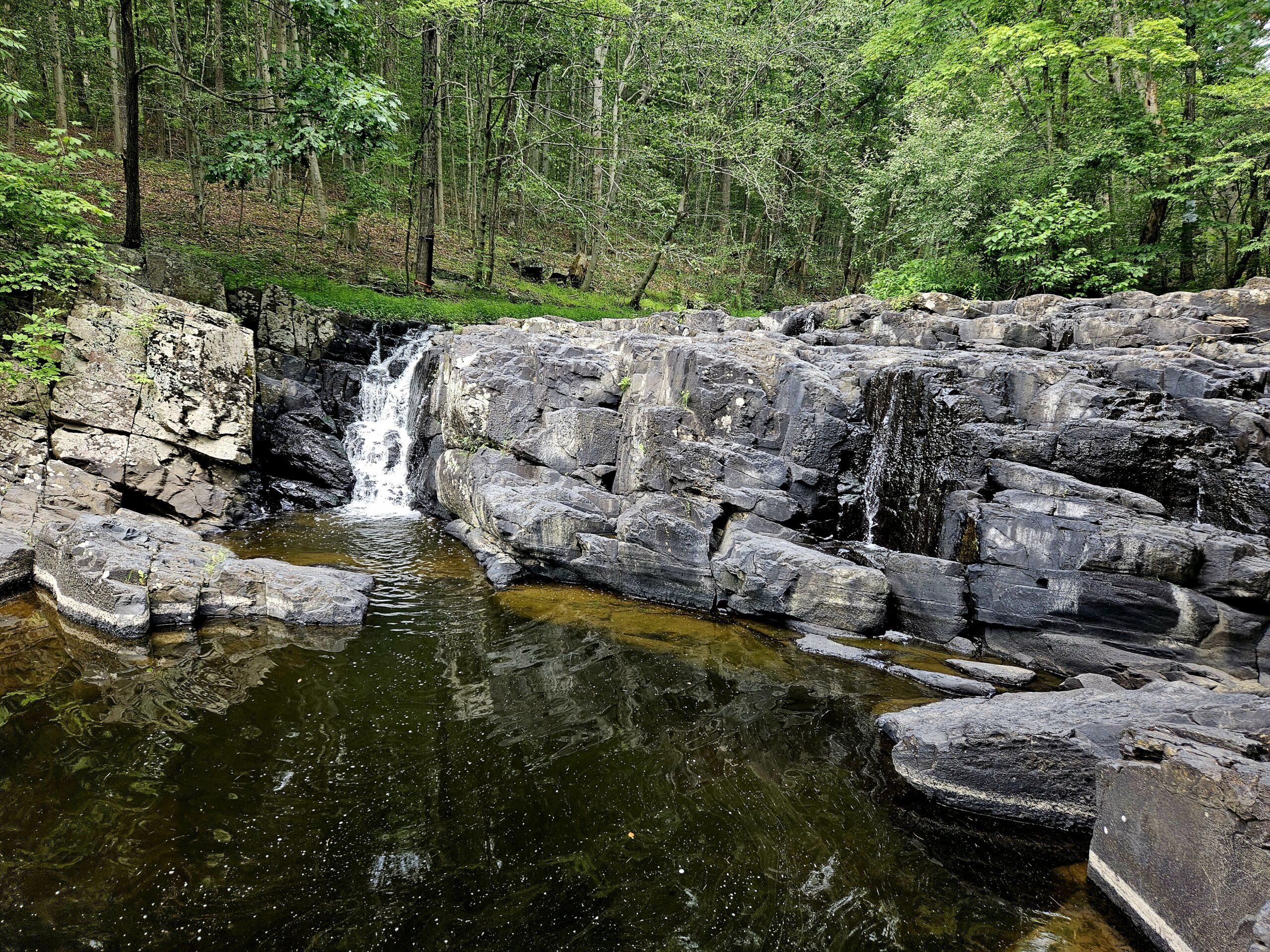 The Lockatong High Falls in Kingwood NJ