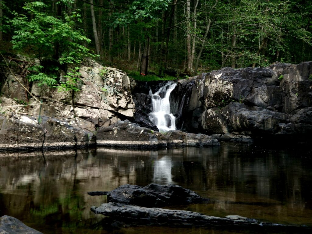 Lockatong High Falls in Kingwood New Jersey