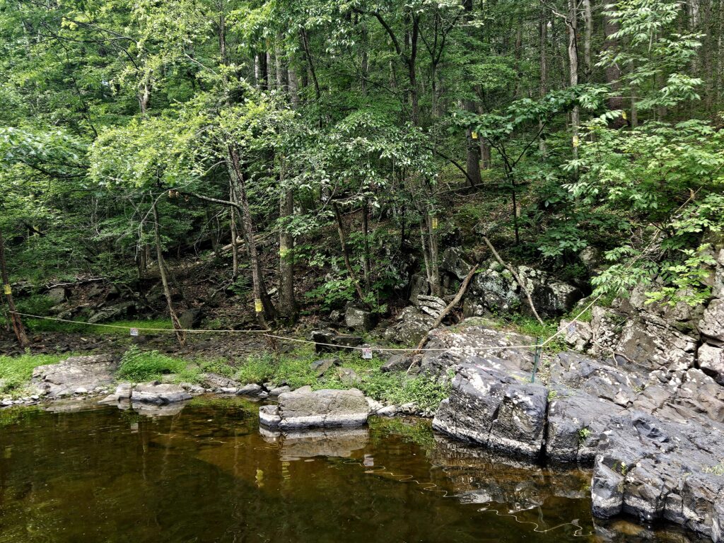 A section of Private Property next to the Lockatong High Falls
