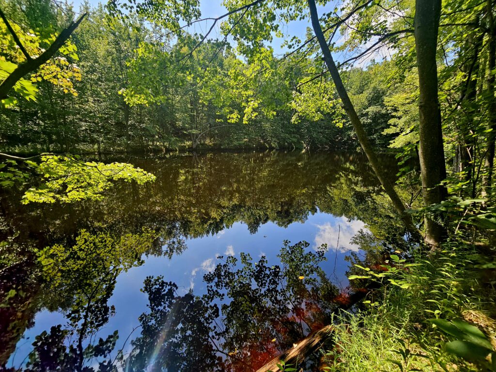 A snowmaking pond at Snow Bowl in Milton/Jefferson New Jersy