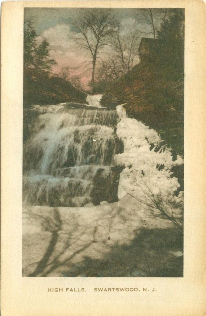 An historic image of High Falls in Swartswood