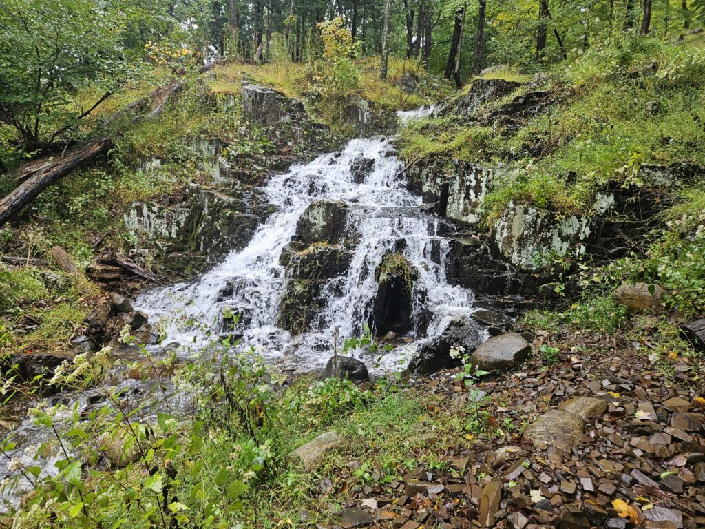 Buttermilk Falls at High Mountain Preserve in Wayne after a lot of rain