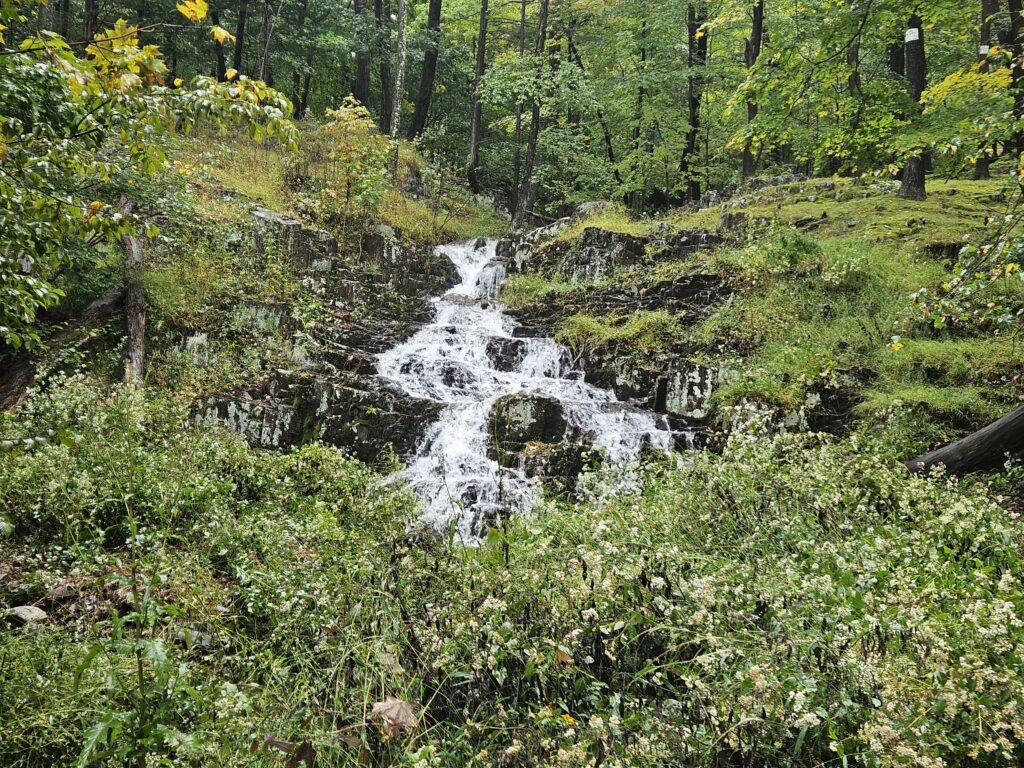 Buttermilk Falls at High Mountain Preserve in Wayne after a lot of rain