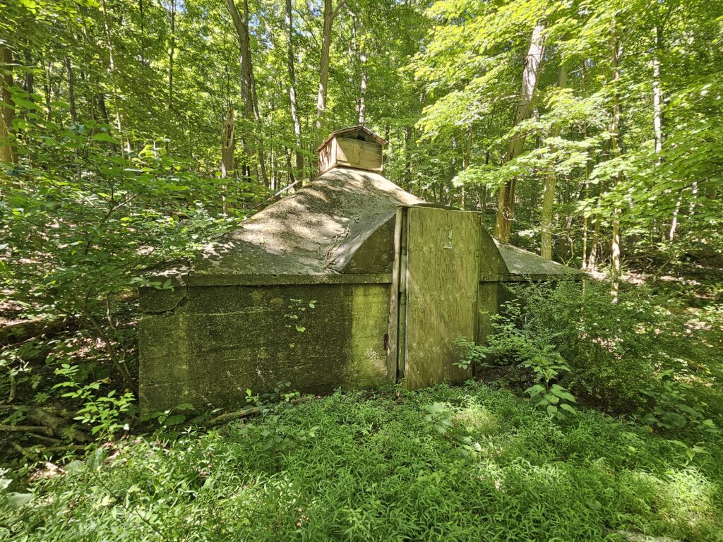 The Spring House on the Tenderfoot Trail at Lusscroft Farm