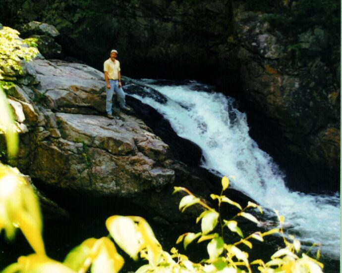 Mine Hole Falls at Long Pond Ironworks State Park in Hewitt New Jersey