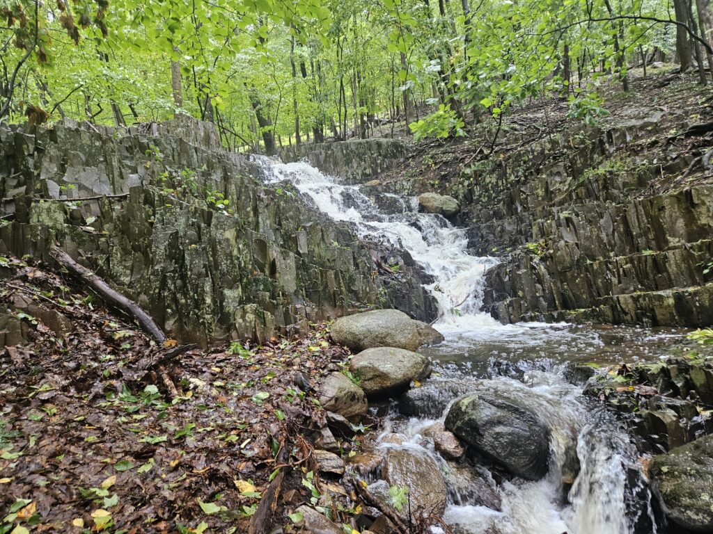 Three Block Falls at High Mountain Preserve in Wayne