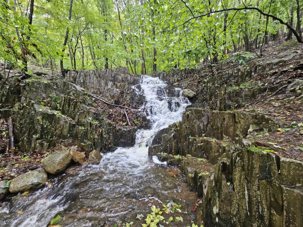 Three Block Falls at High Mountain Preserve in Wayne