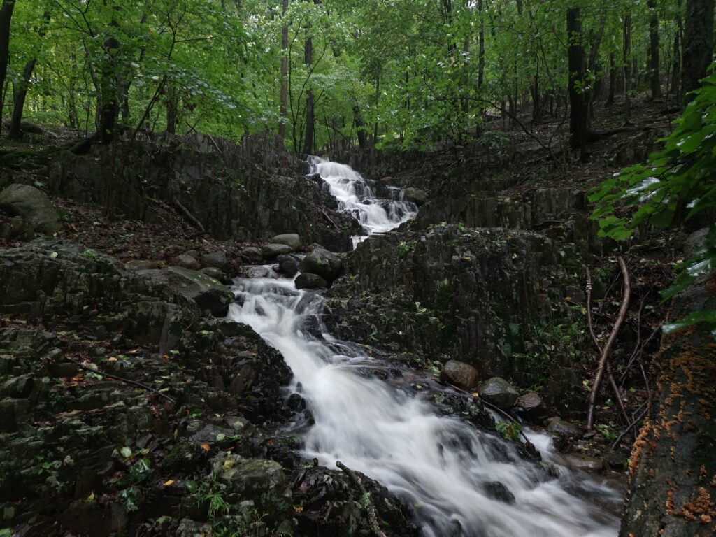 Three Block Falls at High Mountain Preserve in Wayne